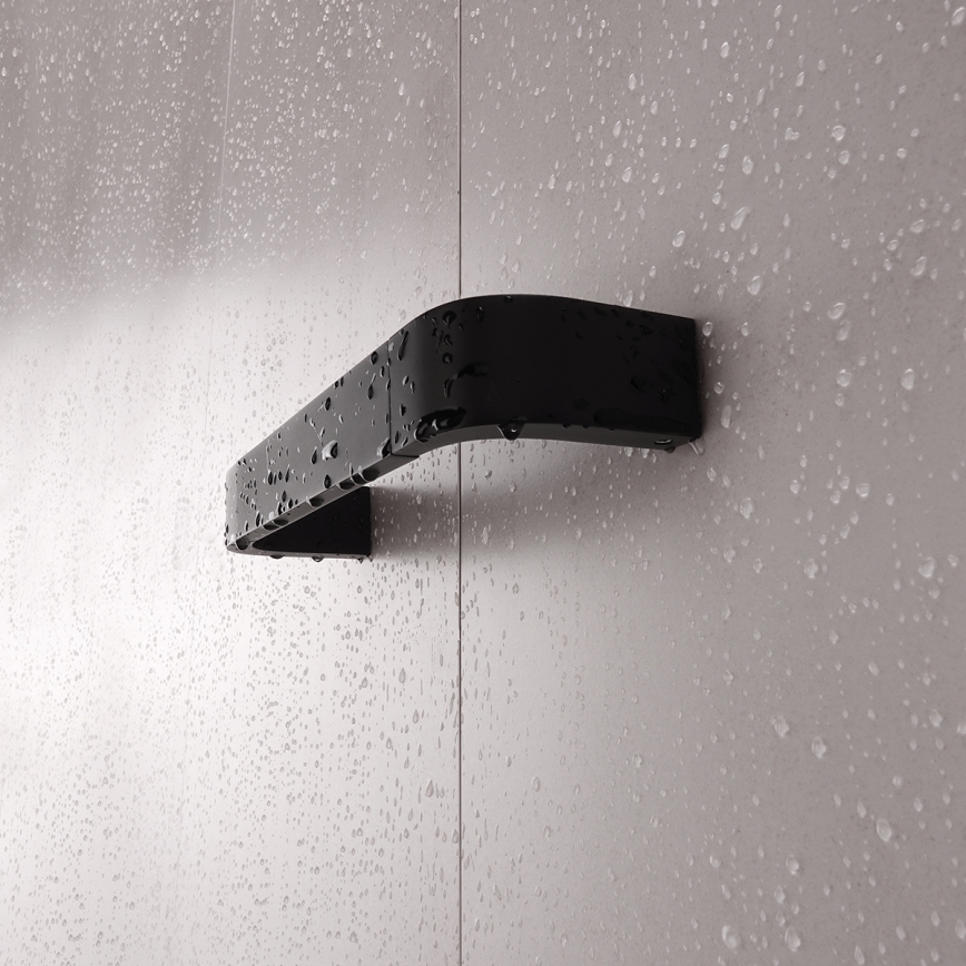 NIMCO NKC 30046-90 - Handdukshängare för vägg NIKAU 49 cm matt svart