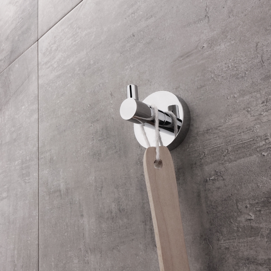 NIMCO UN 13054-26 - Väggkrok UNIX skinande krom