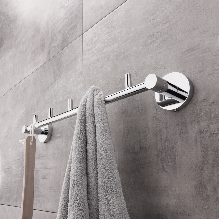 NIMCO UN 13054-5-26 - Handdukshängare för vägg UNIX 41,5 cm skinande krom