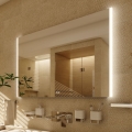 NIMCO ZP 11003VX - Dimmbar bakgrundsbelyst LED-badrumsspegel LED/21W/230V 3000-6500K 70x80 cm IP44
