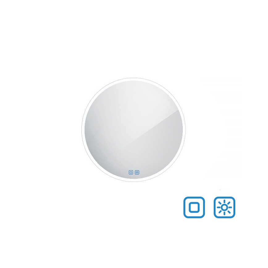 NIMCO ZP 26000RVX - Dimmbar LED-bakgrundsbelyst badrumsspegel LED/26W/230V 3000-6500K Ø 60 cm IP44