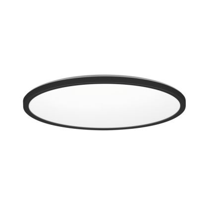 LED Badrumsplafond NIVERA LED/18W/230V IP54 3000/4000/6000K Ø 30 cm svart