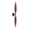 NORDIC vägglampa 2xG9/5W/230V svart/koppar