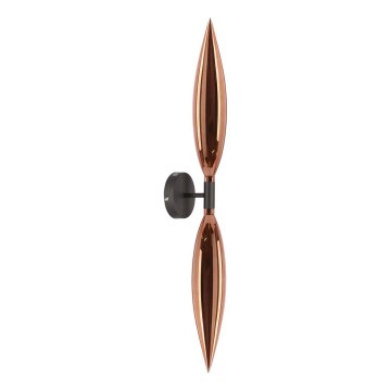 NORDIC vägglampa 2xG9/5W/230V svart/koppar