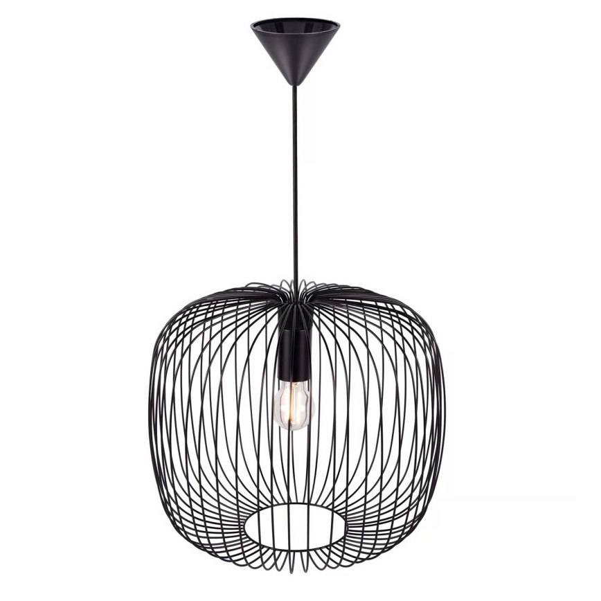 Nordlux - BERONI pendel på kabel 1xE27/60W/230V svart Ø 40 cm