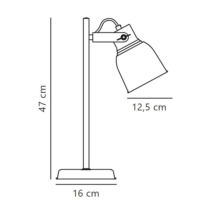 Nordlux - Bordslampa ADRIAN 1xE27/25W/230V