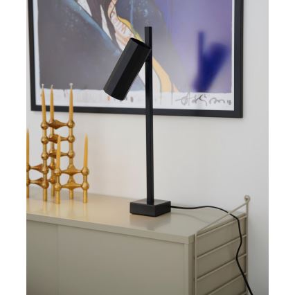 Nordlux - Bordslampa ALANIS 1xGU10/15W/230V svart