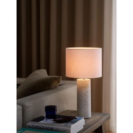 Nordlux - Bordslampa ANTIGA 1xE27/60W/230V vit