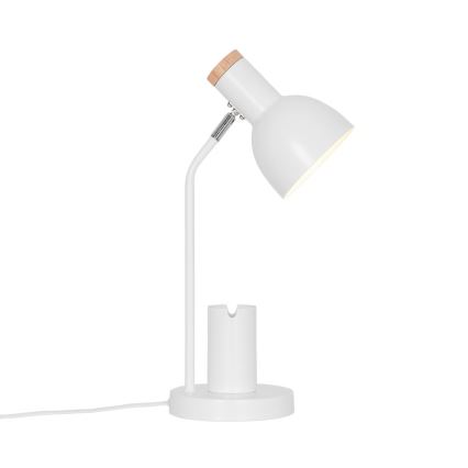 Nordlux - Bordslampa DEVONE 1xE27/15W/230V vit