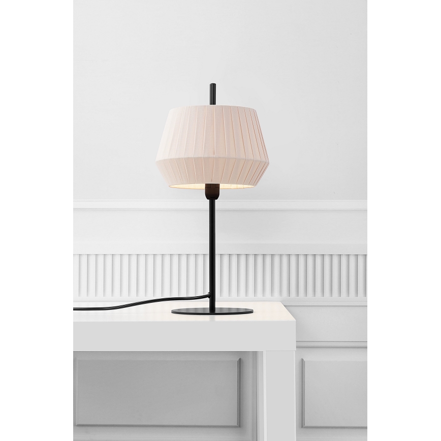 Nordlux - Bordslampa DICTE 1xE14/40W/230V beige/svart