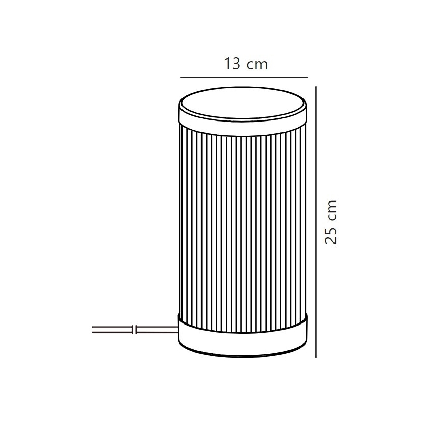 Nordlux - Bordslampa för utomhusbruk COUPAR 1xE27/25W/230V IP54 vit