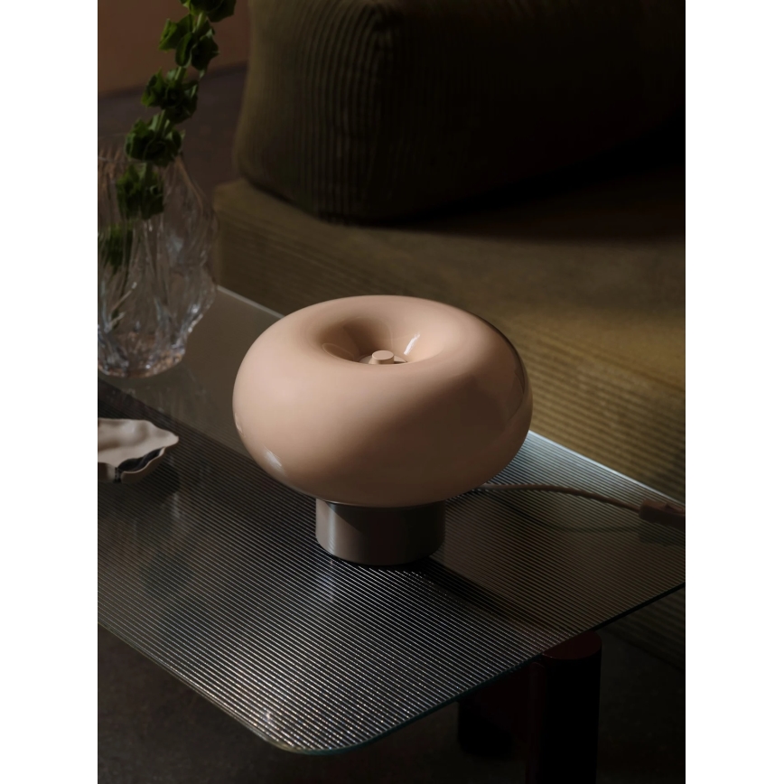 Nordlux - Bordslampa MALTI 2xE27/10W/230V beige