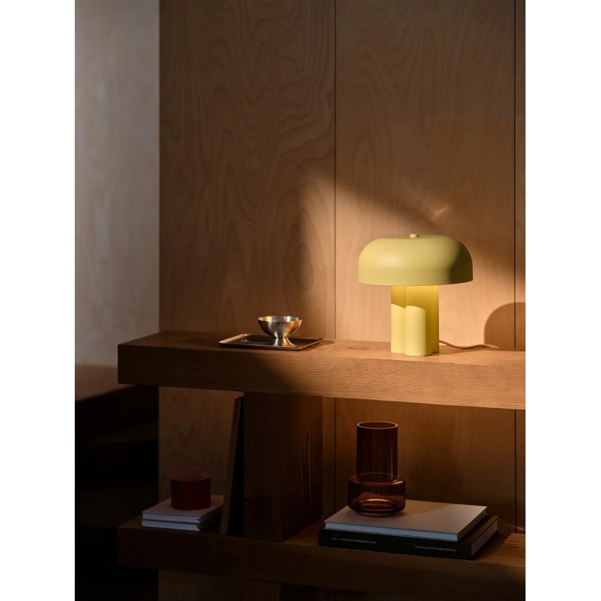 Nordlux - Bordslampa SANDRO 1xE27/15W/230V gul