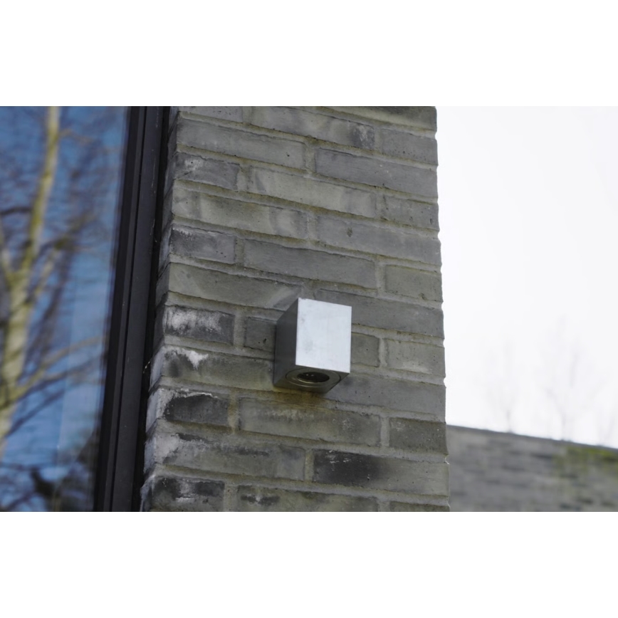 Nordlux - CANTO LED utomhusvägglampa 2xLED/6W/230V IP44 silver