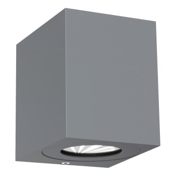 Nordlux - CANTO LED-vägglampa för utomhusbruk 2xLED/5W/230V IP44 grå
