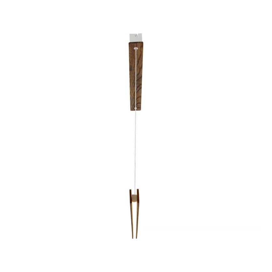 Nordlux - Dimmbar LED-takpendel på kabel ILGAS LED/47W/230V 3000K brun/ask 115 cm