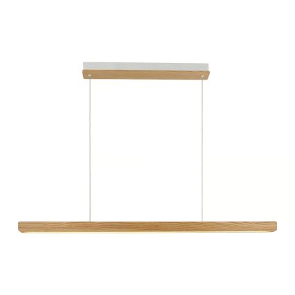 Nordlux - Dimmbar LED-pendellampa med vajer ILGAS LED/47W/230V 3000K beige/vit/ask 115 cm