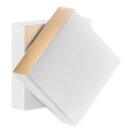 Nordlux - Dimbar LED utomhusvägglampa TURN LED/13,8W/230V IP54 vit