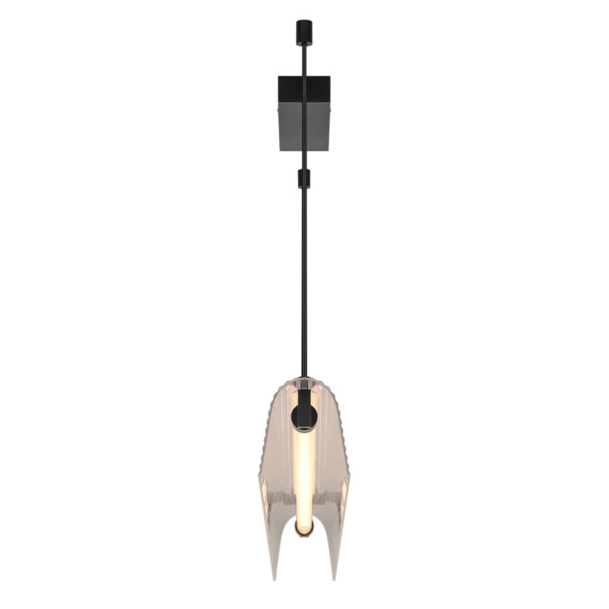 Nordlux - ALIANI dimbar LED-pendel med vajer LED/20W/230V 3000K 100 cm svart/klarglas