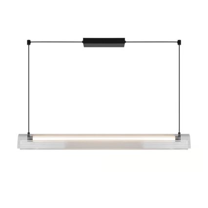 Nordlux - ALIANI dimbar LED-pendel med vajer LED/20W/230V 3000K 100 cm svart/klarglas