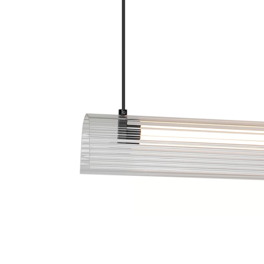 Nordlux - ALIANI dimbar LED-pendel med vajer LED/20W/230V 3000K 100 cm svart/klarglas
