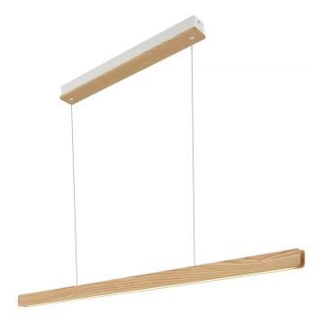 Nordlux - Dimmbar LED-pendellampa med vajer ILGAS LED/47W/230V 3000K beige/vit/ask 115 cm