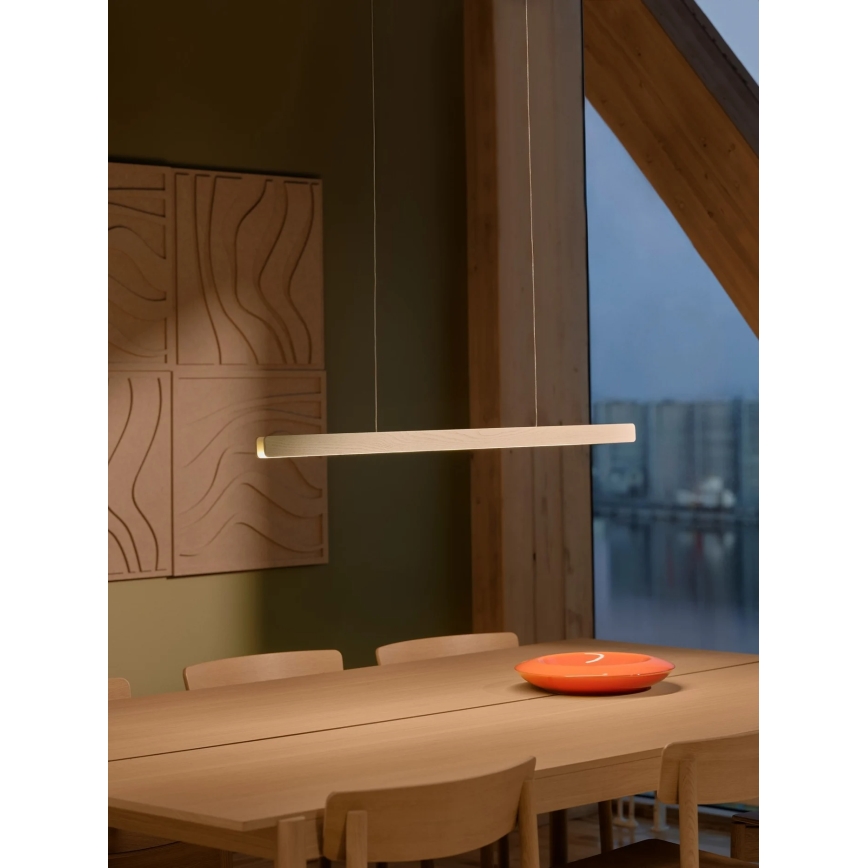 Nordlux - Dimbar LED-pendel med kabel ILGAS LED/47W/230V 3000K vit/ask 115 cm