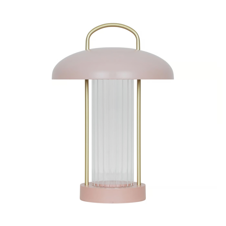 Nordlux - LED dimbar, uppladdningsbar, beröringsstyrd bordslampa MIRANO LED/3W/3,7V rosa