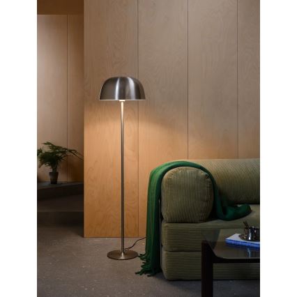 Nordlux - Golvlampa CERA 1xE27/40W/230V matt krom