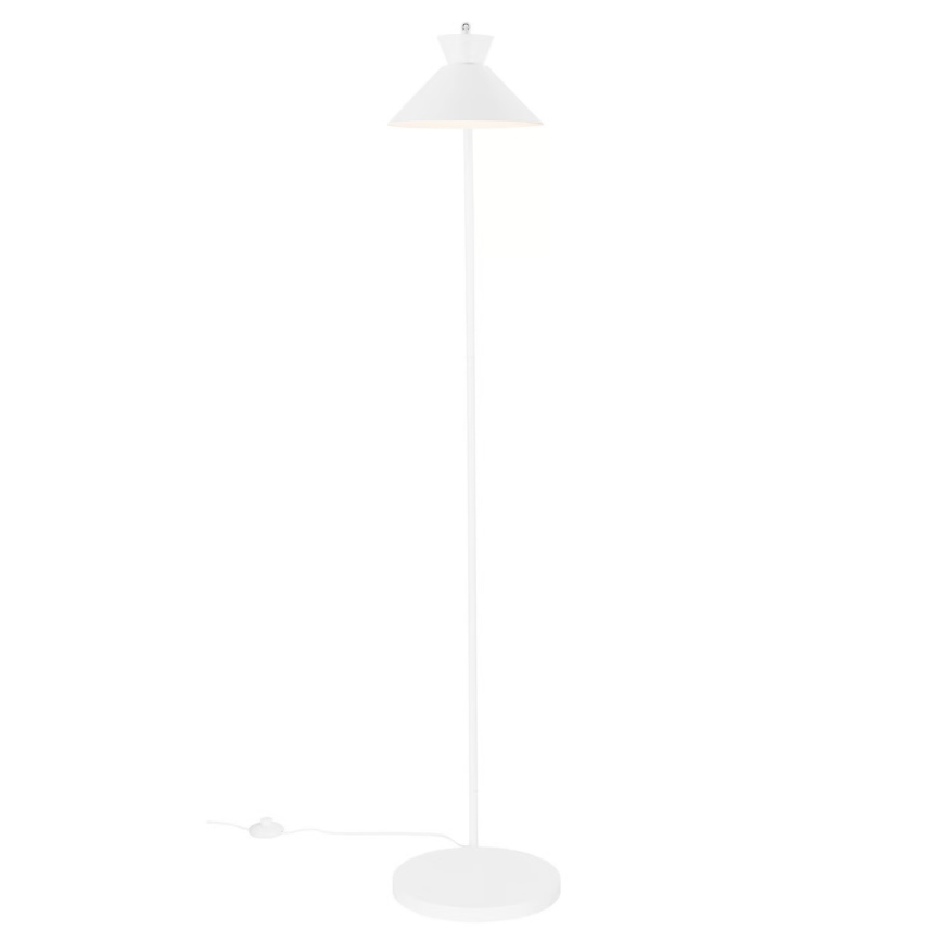 Nordlux - Golvlampa DIAL 1xE27/10W/230V vit 150 cm