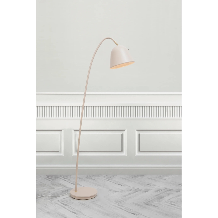 Nordlux - Golvlampa FLEUR 1xE27/15W/230V beige