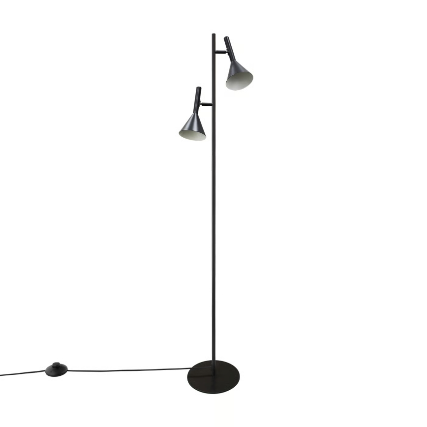 Nordlux - Golvlampa KELVIS 2xGU10/12W/230V svart