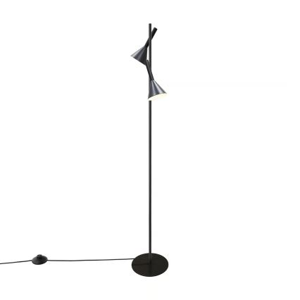 Nordlux - Golvlampa KELVIS 2xGU10/12W/230V svart