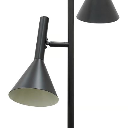 Nordlux - Golvlampa KELVIS 2xGU10/12W/230V svart