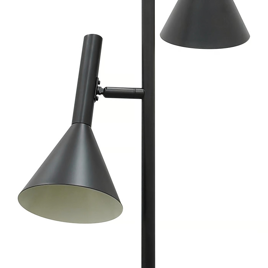 Nordlux - Golvlampa KELVIS 2xGU10/12W/230V svart