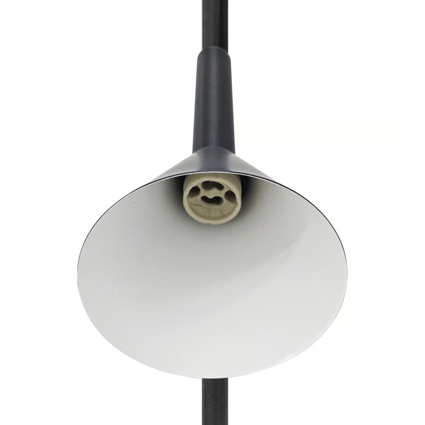Nordlux - Golvlampa KELVIS 2xGU10/12W/230V svart