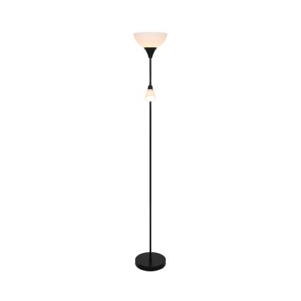 Nordlux - Golvlampa LAURIA 1xE27/40W/230V + 1xE14/15W svart