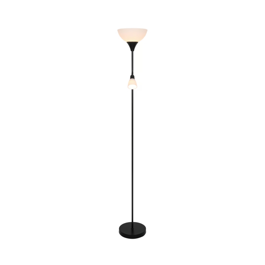 Nordlux - Golvlampa LAURIA 1xE27/40W/230V + 1xE14/15W svart