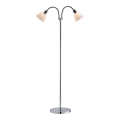 Nordlux - Golvlampa RAY 2xE14/25W/230V blank krom