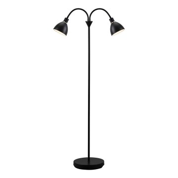 Nordlux - Golvlampa RAY 2xE14/25W/230V svart