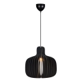 Nordlux - Hänglampa på kabel HAZO 1xE27/60W/230V svart