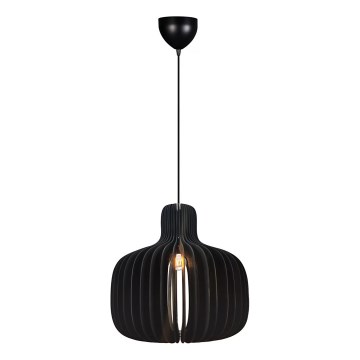 Nordlux - Hänglampa på kabel HAZO 1xE27/60W/230V svart