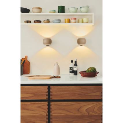 Nordlux - justerbar vägg spotlight BELIR 1xG9/5W/230V beige