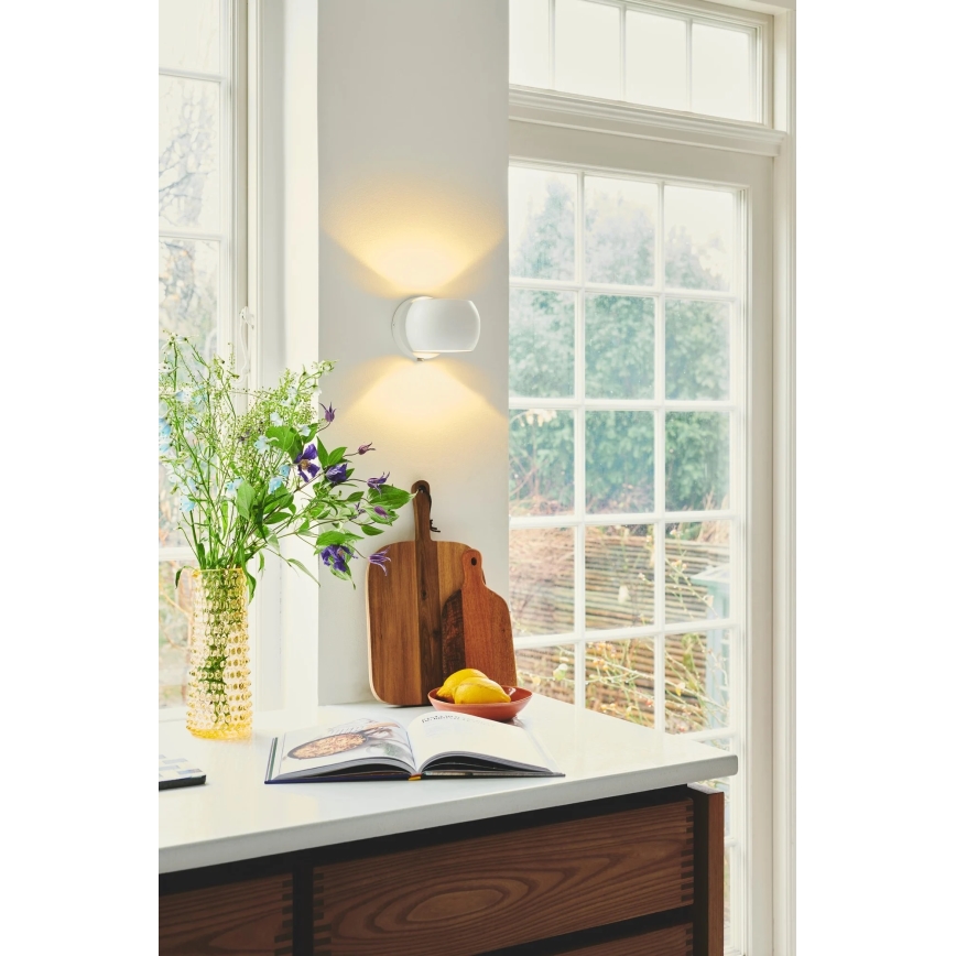 Nordlux - justerbar vägg spotlight BELIR 1xG9/5W/230V vit