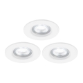 Nordlux - KIT 3x LED RGB Ljusreglerad hängande badrumslampa DON SMART LED/4,7W/230V 2200-6500K IP65
