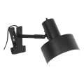 Nordlux - Lampa med klämma MATIS 1xE27/15W/230V svart
