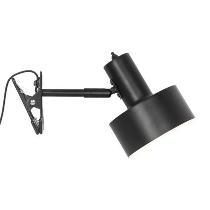 Nordlux - Lampa med klämma MATIS 1xE27/15W/230V svart