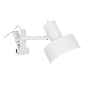 Nordlux - Lampa med klämma MATIS 1xE27/15W/230V vit