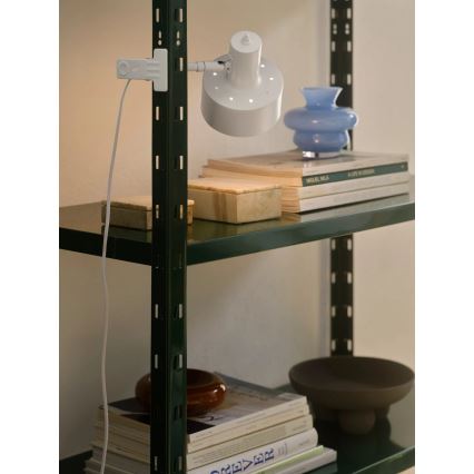 Nordlux - Lampa med klämma MATIS 1xE27/15W/230V vit