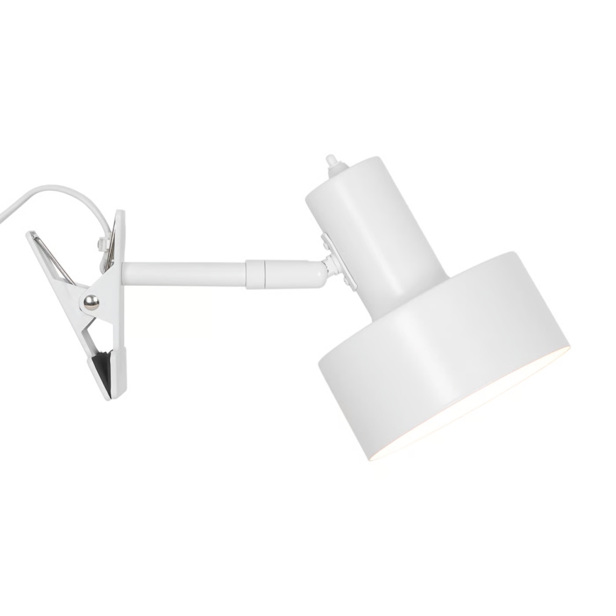 Nordlux - Lampa med klämma MATIS 1xE27/15W/230V vit